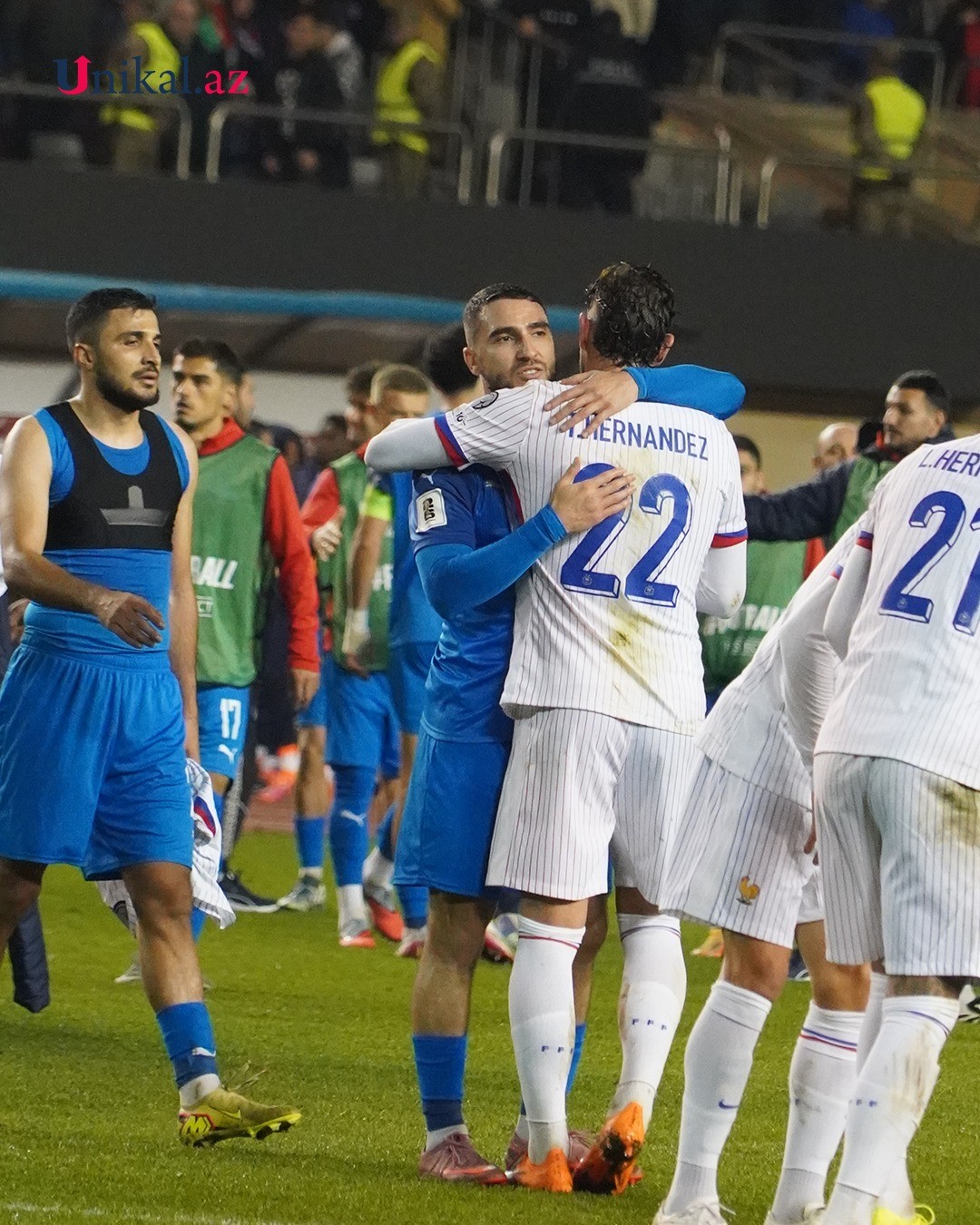 Azərbaycan millisi Bakıda Fransaya məğlub oldu - FOTOLAR